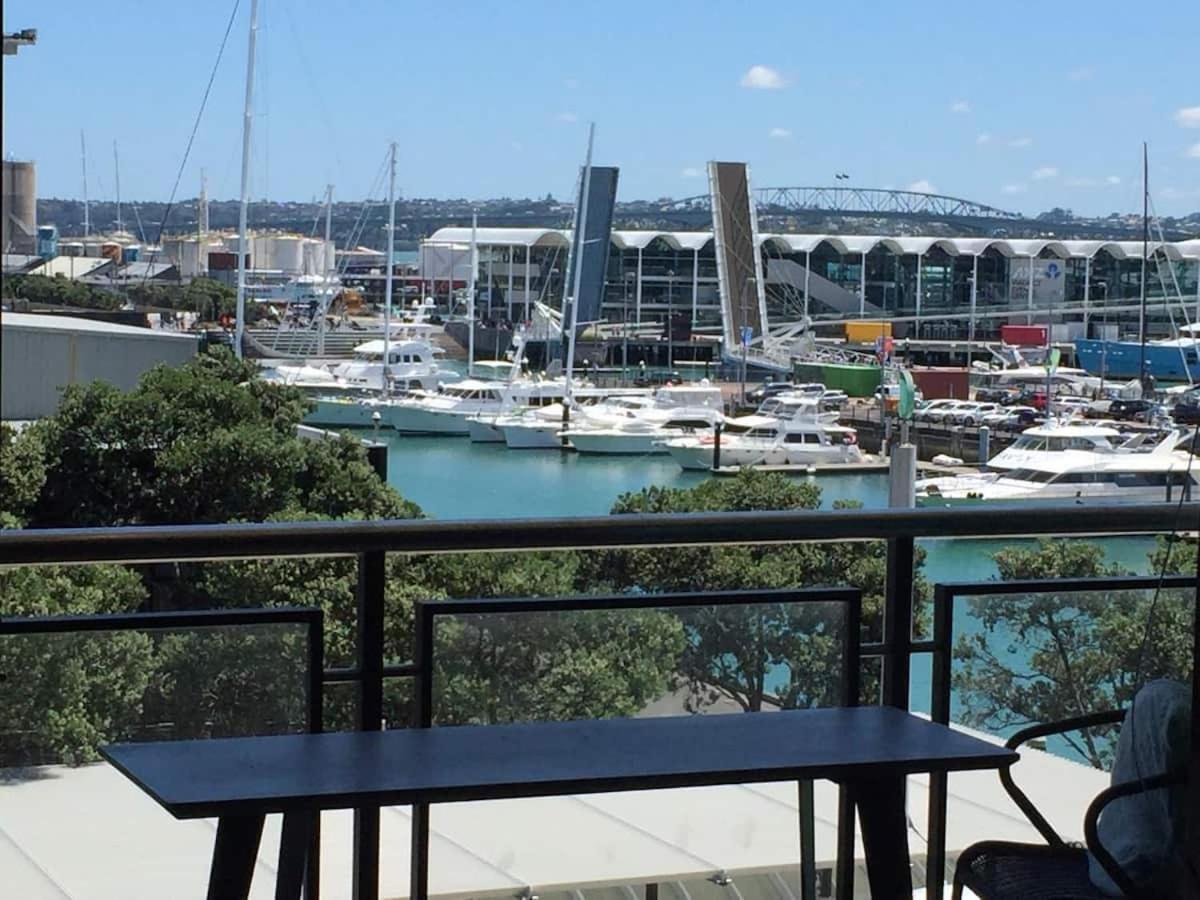 奥克兰Luxury Waterfront Nest Above Viaduct Harbour公寓 外观 照片