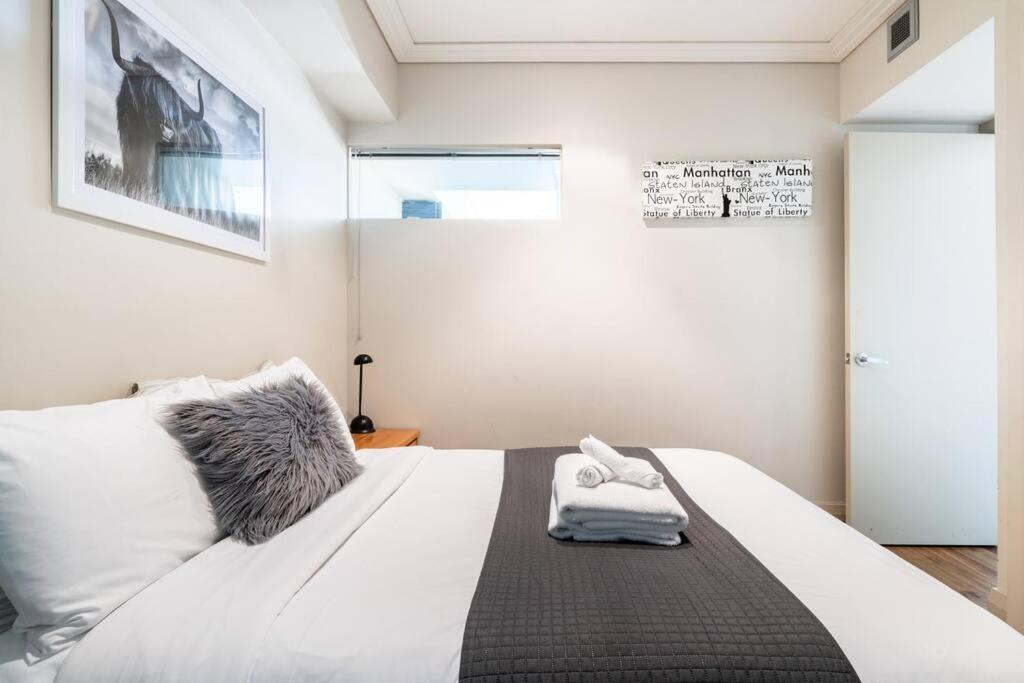 奥克兰Luxury Waterfront Nest Above Viaduct Harbour公寓 外观 照片