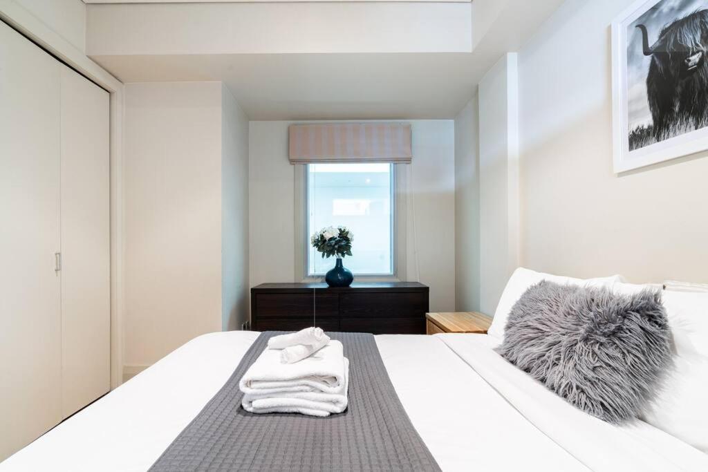 奥克兰Luxury Waterfront Nest Above Viaduct Harbour公寓 外观 照片