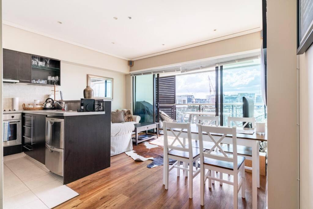 奥克兰Luxury Waterfront Nest Above Viaduct Harbour公寓 外观 照片